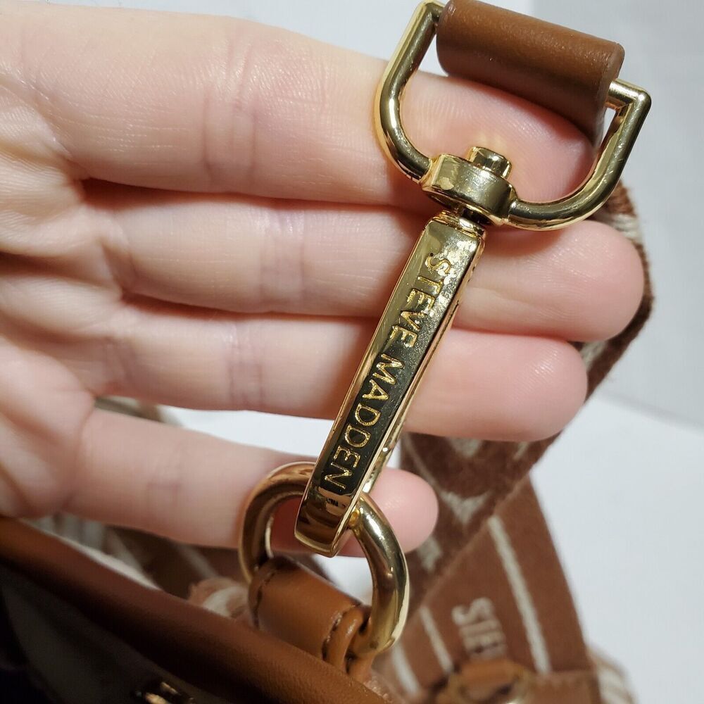 Steve Madden Tiktok Satchel Bwebber Creme Brown Bag Tiktok Viral Purse - Picture 6 of 16